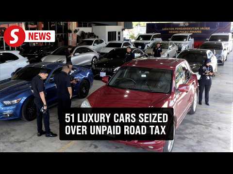 51 luxury vehicles with total unpaid road tax of RM175,000 seized in Penang this year thumbnail