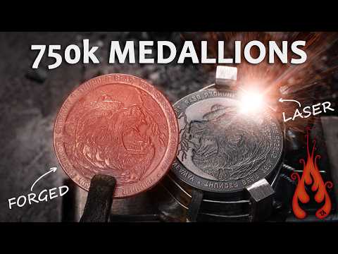 Forging the 750k Medallions with Laser Engraved Dies! (GIVEAWAY) thumbnail