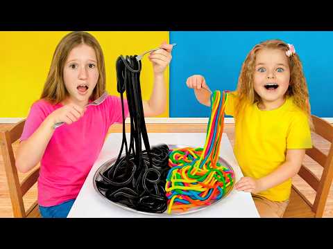 Nastya is learning how to cook healthy and creative food thumbnail