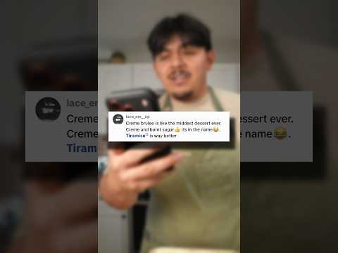 I can’t believe they said that…. #comments #tiramisu thumbnail