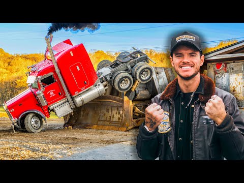 Buying A Peterbilt Semi and Destroying it EP1 thumbnail