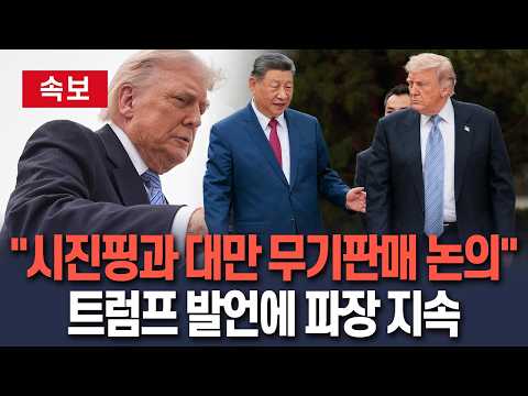 [?속보] "시진핑과 대만 무기판매 구체적으로 논의"…트럼프 발언에 파장 지속 / 연합뉴스TV(YonhapnewsTV) thumbnail