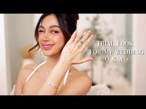 TRIAL LOOK FOR MY WEDDING + Q & A | ZEINAB HARAKE thumbnail