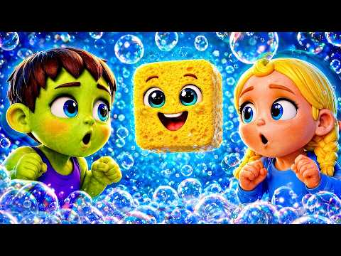 The Naughty Cleaning Sponge Goes Wild! 🧽🫧✨ | Fun Kids Song by Doggy Doggy Cartoons thumbnail