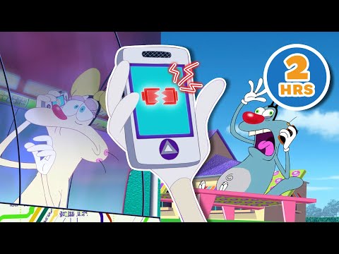 CALL FOR HELP 📱 Oggy and the Cockroaches - Full Episodes HD thumbnail