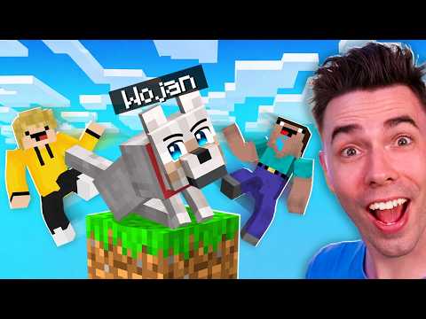 OSZUKUJE JAKO PIES NA JEDNYM BLOKU w Minecraft! thumbnail