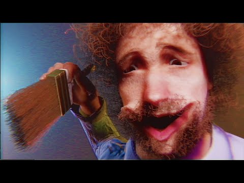 bob ross makes a tiny mistake and then loses it thumbnail