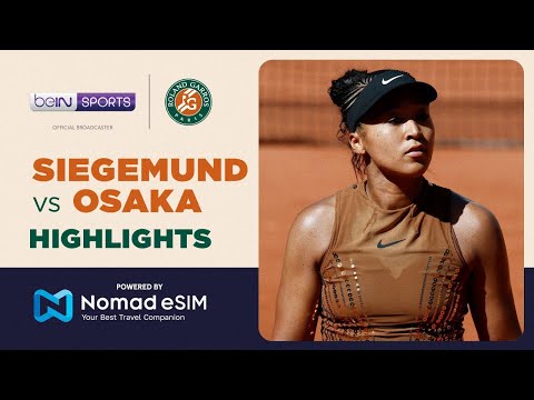 Laura Siegemund vs Naomi Osaka | Roland-Garros 2026 | Match Highlights thumbnail