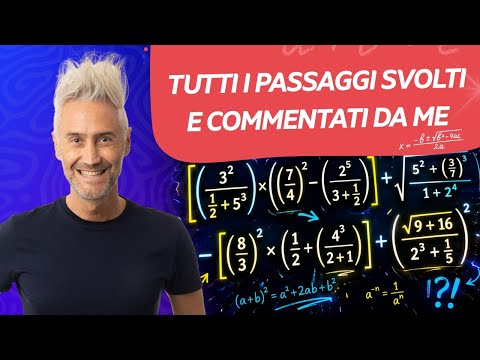 MATEMATICA LIVE! 3 espressioni con FRAZIONI E POTENZE - utile per studenti di medie e superiori thumbnail