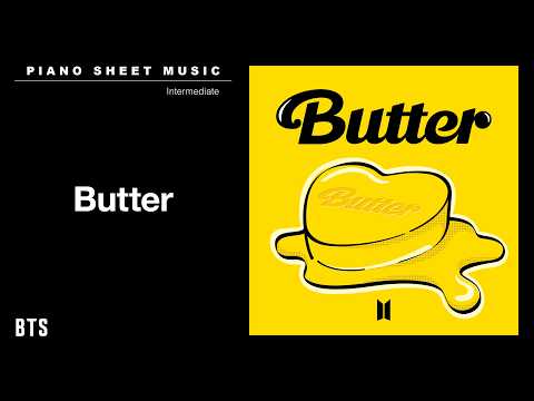 PIANO SHEET MUSIC : BTS (방탄소년단) ‘Butter’ | Intermediate thumbnail