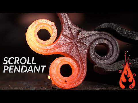 Blacksmithing - Forging a Scroll Pendant thumbnail