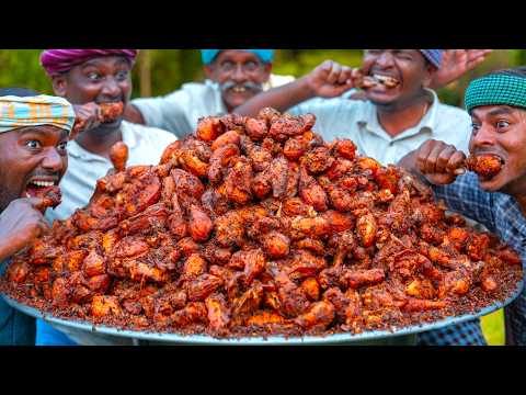 HOT & SPICY CHICKEN | Vizhinjam Chicken Fry Recipe Cooking & Eating in Village | Kerala Popular Food thumbnail