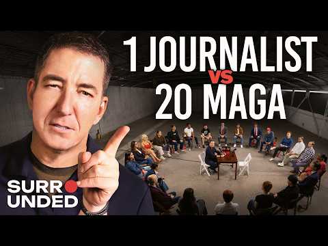 1 Journalist vs 20 Trump Supporters (ft Glenn Greenwald) | Surrounded thumbnail