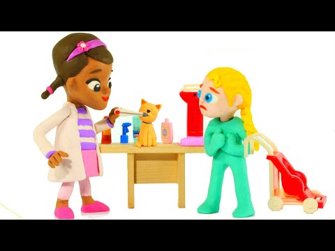 The Kitten Visits The Vet ★ Stop Motion Cartoons thumbnail