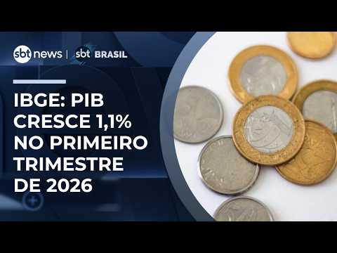 PIB cresce 1,1% em 2026 e recoloca Brasil no top 10 mundial, aponta IBGE | #SBTBrasil thumbnail