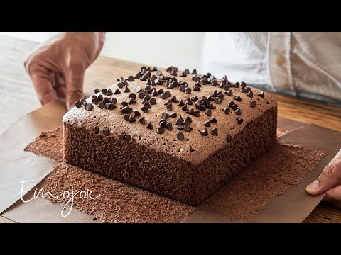 Taiwanese Chocolate Castella Cake【Moist & Soft】 | Emojoie thumbnail