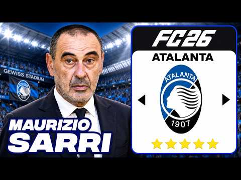 RICOSTRUISCO L'ATALANTA con MAURIZIO SARRI NUOVO ALLENATORE! thumbnail