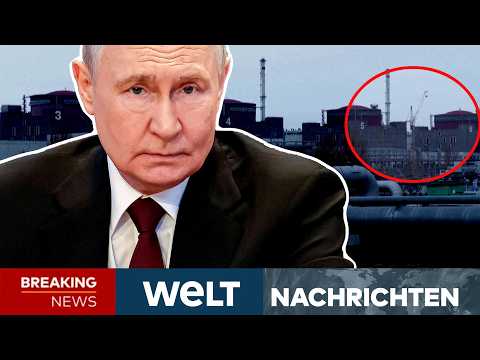 UKRAINE-KRIEG: Alarm am Atomkraftwerk Saporischschja! Nach Einschlag! Loch in der Wand! | LIVESTREAM thumbnail