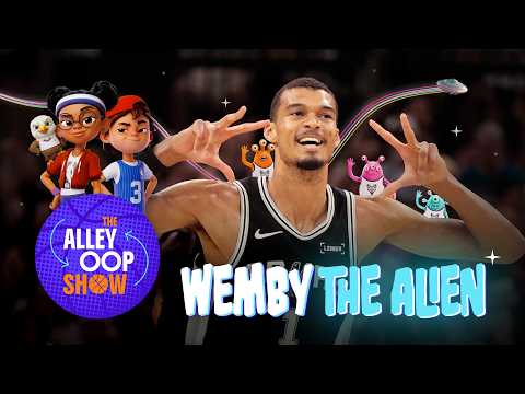 Alley & Oop Visit San Antonio! Learn About Victor Wembanyama, Spurs History & More | NBA Kids Show thumbnail