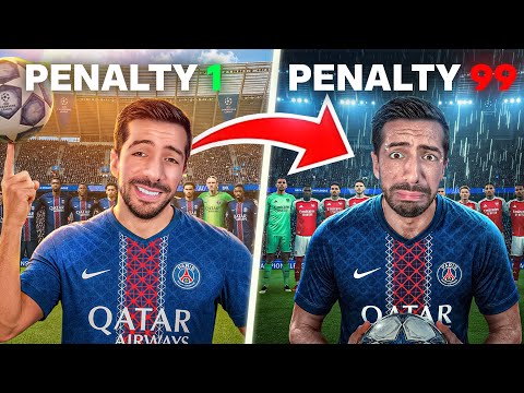 100 PENALTYS pour gagner la LDC avec le PSG ! (j'ai failli mourir de stress) thumbnail