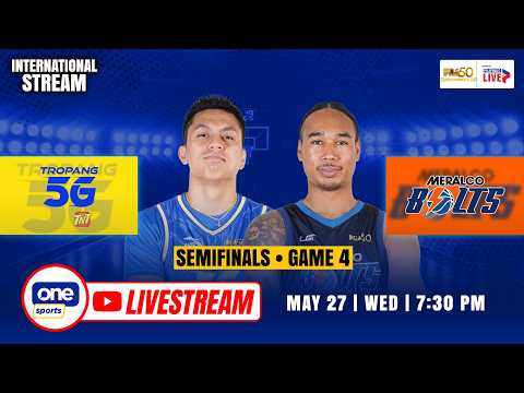 LIVE: MERALCO vs TNT | PBA SEASON 50 COMMISSIONER’S CUP SEMIS | MAY 27, 2026 | INTERNATIONAL STREAM thumbnail