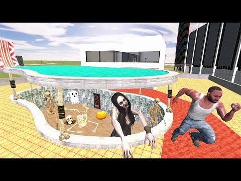 Franklin Found Secret Ghost Bunker In Swimming Pool In Indian bike driving 3d: thumbnail