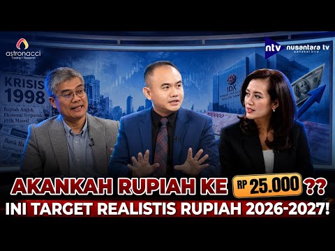 WARNING!! RUPIAH EMANG BISA KE 25000?? Analisis Target Realistis Rupiah di Tahun 2026-2027! thumbnail
