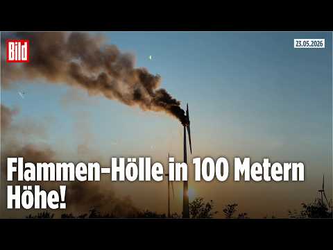 BAYERN: Feuer-Inferno – Windrad außer Kontrolle thumbnail