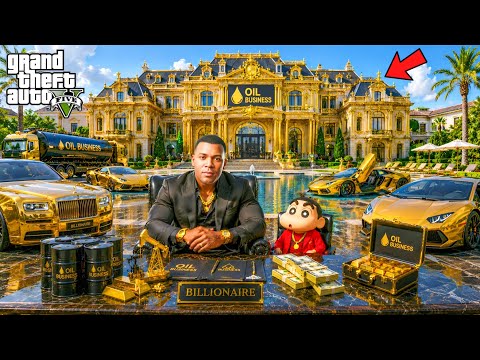 GTA 5 : Franklin & Shinchan Achieved The Royal Billionaire Business!? | GTA 5 Bangla Gameplay thumbnail