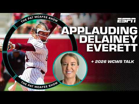 Brittany McKinney on Delainey Everett's scoreless outing & WCWS expectations 🥎 | The Pat McAfee Show thumbnail