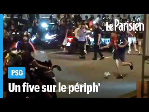 PSG champion : des débordements, des heurts et une partie de foot sur le périph' thumbnail