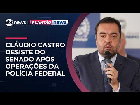 Cláudio Castro desiste de disputar Senado após operações da PF | #CentralDeNotícias thumbnail