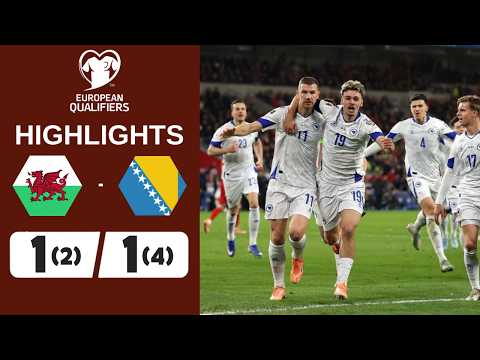 Wales vs Bosnia-Herzegovina | 1-1 (PEN 2-4 ) | Highlights | World Cup Qualifiers 2026 thumbnail