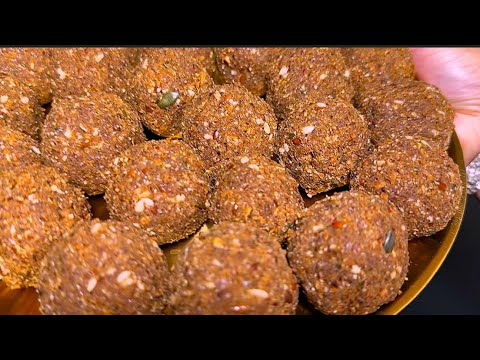 सेहत से भरपूर अलसी गोंद के लड्डू।अलसी की पिन्नी रेसिपी|Healthy Alsi ki pinni recipe | Flax seeds thumbnail