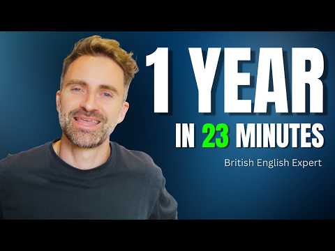 1 Year of English Lessons in 23 Minutes thumbnail