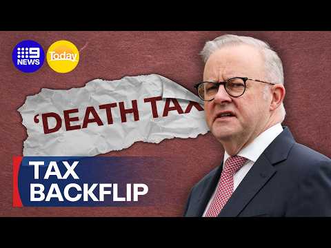 Labor open to 'death tax' changes | 9 News Australia thumbnail