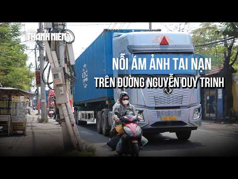 Đường rộng 7 mét "oằn mình" gánh container, người dân ám ảnh: "Mạng mình sống chết dễ quá" thumbnail