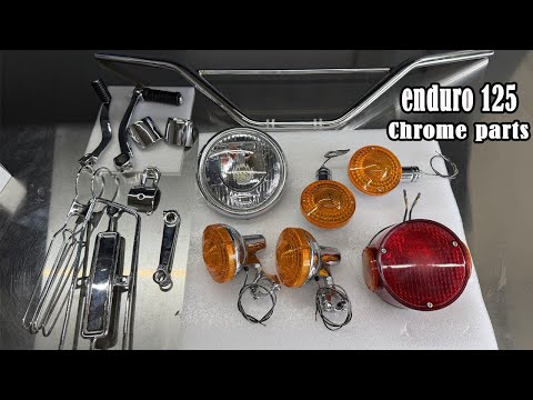 1980 Dt Enduro 125  rechrome and zinc plated parts thumbnail