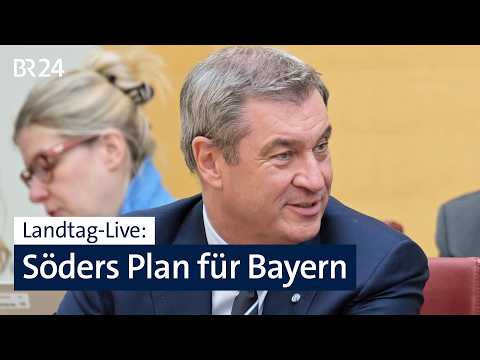 Landtag-Live: Söders Plan für Bayern | BR24live thumbnail