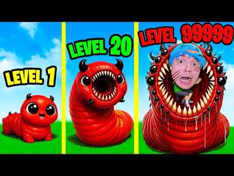 ESSA MINHOCA NÃO PARA DE EVOLUIR… ATÉ O LEVEL 99999!! thumbnail