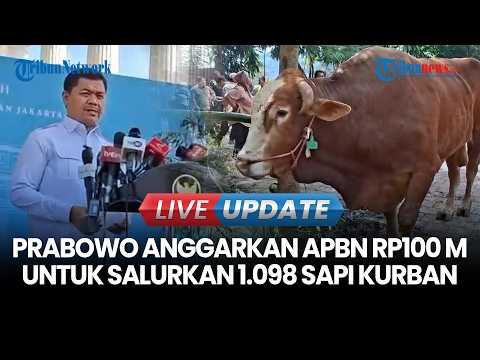 ? LIVE UPDATE | Prabowo Salurkan 1.098 Kurban Premium ke Seluruh Indonesia, Anggaran Tembus Rp100 M thumbnail