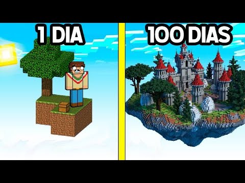 SOBREVIVIENDO 100 DIAS en UNA ISLA FLOTANTE ? MINECRAFT SKYBLOCK SILVIOGAMER ? thumbnail