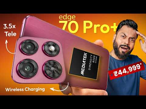 Motorola Edge 70 Pro+ Unboxing & First Look ⚡D8500, 144Hz, 3.5x Tele @ ₹44,999*! thumbnail