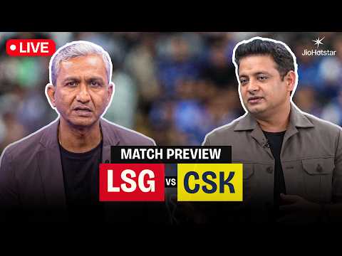#LSG vs #CSK | Will #CSK stay alive in the playoff race? | Match Preview LIVE | #TATAIPL 2026 thumbnail
