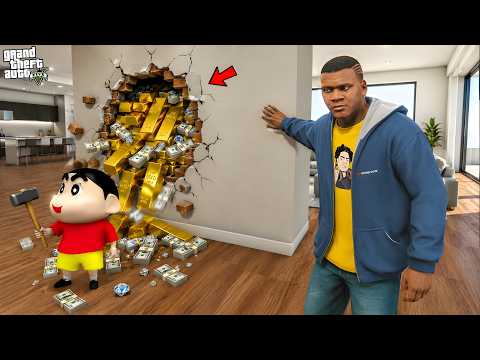 Franklin and Shinchan Become Secret GOLDEN BILLIONAIRES In GTA 5 | Paradox FTW thumbnail