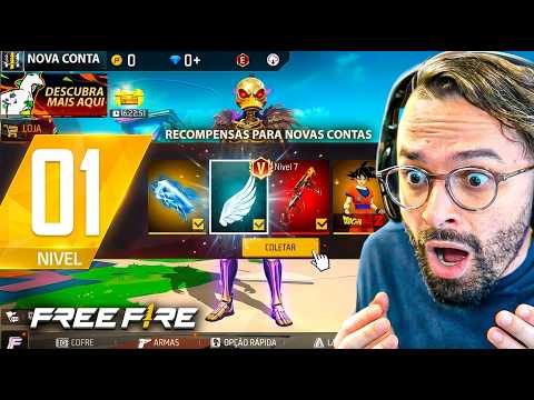 ENTREI NA CONTA NÍVEL 1 MAIS RICA DO FREE FIRE DEPOIS DE 1 ANO… E ISSO ACONTECEU 😳🔥 thumbnail