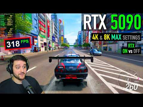 RTX 5090 - Forza Horizon 6 - 4K and 8K Max Settings Gameplay! thumbnail