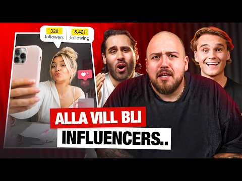 ALLA VILL BLI INFLUENCERS | DÅ ÄR VI IGÅNG thumbnail