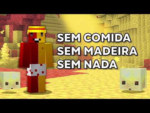 Tentei zerar o minecraft no novo bioma de enxofre thumbnail