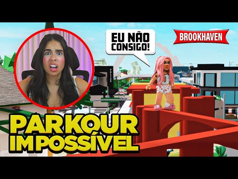 COMPLETEI MEU PARKOUR IMPOSSÍVEL EM BROOKHAVEN  thumbnail